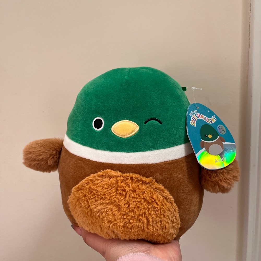 ✨RARE ✨Squishmallow Winking Avery Duck Learning Express Exclusive